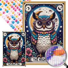 Load image into Gallery viewer, Night Owl 40*60CM(Picture) Full Round Drill Diamond Painting
