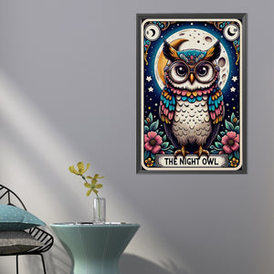 Night Owl 40*60CM(Picture) Full Round Drill Diamond Painting