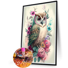 Load image into Gallery viewer, Owl 40*60CM(Canvas) Full Round Drill Diamond Painting

