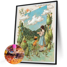 Load image into Gallery viewer, Cartoon Girl 30*40CM(Canvas) Full Round Drill Diamond Painting
