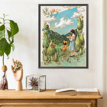 Load image into Gallery viewer, Cartoon Girl 30*40CM(Canvas) Full Round Drill Diamond Painting
