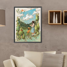 Load image into Gallery viewer, Cartoon Girl 30*40CM(Canvas) Full Round Drill Diamond Painting
