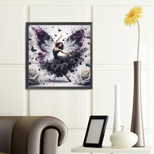 Load image into Gallery viewer, Black Rose Dancer 40*40CM(Canvas) Full Round Drill Diamond Painting

