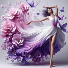 Load image into Gallery viewer, Elegant Dancer 40*40CM(Canvas) Full Round Drill Diamond Painting
