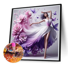 Load image into Gallery viewer, Elegant Dancer 40*40CM(Canvas) Full Round Drill Diamond Painting
