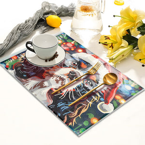 Christmas DIY Diamond Painting Placemats Kitchen Table Decoration (CAND323)