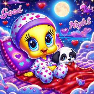 Tweety 40*40CM(Canvas) Full Round Drill Diamond Painting