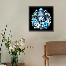 Load image into Gallery viewer, Christmas Snowman 30*30CM(Canvas) Full Round Drill Diamond Painting
