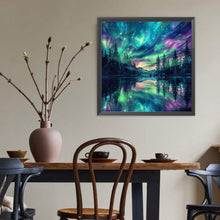 Load image into Gallery viewer, Aurora Borealis 40*40CM(Canvas) Full Round Drill Diamond Painting
