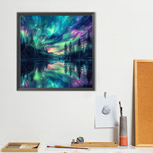 Load image into Gallery viewer, Aurora Borealis 40*40CM(Canvas) Full Round Drill Diamond Painting
