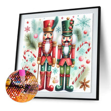 Load image into Gallery viewer, Nutcracker Christmas Candy 30*30CM(Canvas) Full Round Drill Diamond Painting

