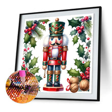 Load image into Gallery viewer, Nutcracker Christmas 30*30CM(Canvas) Full Round Drill Diamond Painting
