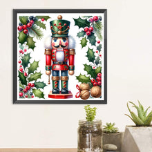 Load image into Gallery viewer, Nutcracker Christmas 30*30CM(Canvas) Full Round Drill Diamond Painting
