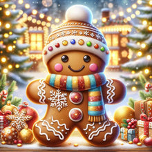 Load image into Gallery viewer, Christmas Cookie Man 40*40CM(Canvas) Full Round Drill Diamond Painting
