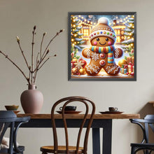 Load image into Gallery viewer, Christmas Cookie Man 40*40CM(Canvas) Full Round Drill Diamond Painting
