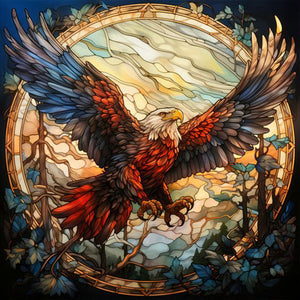 Eagle 40*40CM(Canvas) Full Round Drill Diamond Painting