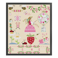 Load image into Gallery viewer, Joy Sunday - Loving Handicrafts - 46*51CM 14CT 2 Stamped Cross Stitch
