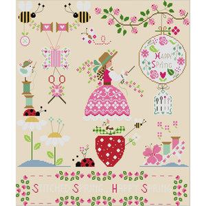 Joy Sunday - Loving Handicrafts - 46*51CM 14CT 2 Stamped Cross Stitch