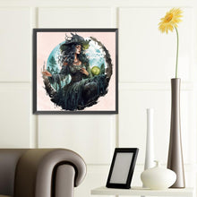 Load image into Gallery viewer, Witch Hat And Potion 40*40CM(Canvas) Full Round Drill Diamond Painting
