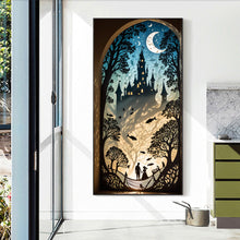 Load image into Gallery viewer, Line Street Scene 40*75CM(Canvas) Full Round Drill Diamond Painting
