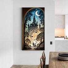 Load image into Gallery viewer, Line Street Scene 40*75CM(Canvas) Full Round Drill Diamond Painting
