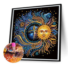 Load image into Gallery viewer, Flowers, Stars, And Moon 30*30CM(Canvas) Partial Special Shaped Drill Diamond Painting
