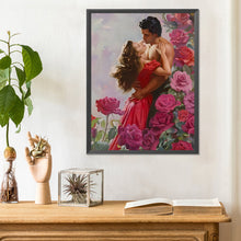 Load image into Gallery viewer, Roses Couple 30*40CM(Canvas) Full Round Drill Diamond Painting
