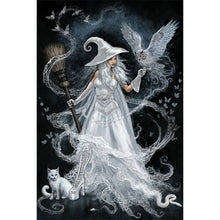Load image into Gallery viewer, White Witch 40*60CM(Canvas) Full Round Drill Diamond Painting
