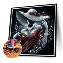 Load image into Gallery viewer, Elegant Lady 40*40CM(Canvas) Full Round Drill Diamond Painting
