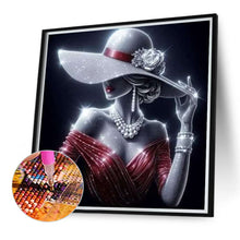 Load image into Gallery viewer, Elegant Lady 40*40CM(Canvas) Full Round Drill Diamond Painting
