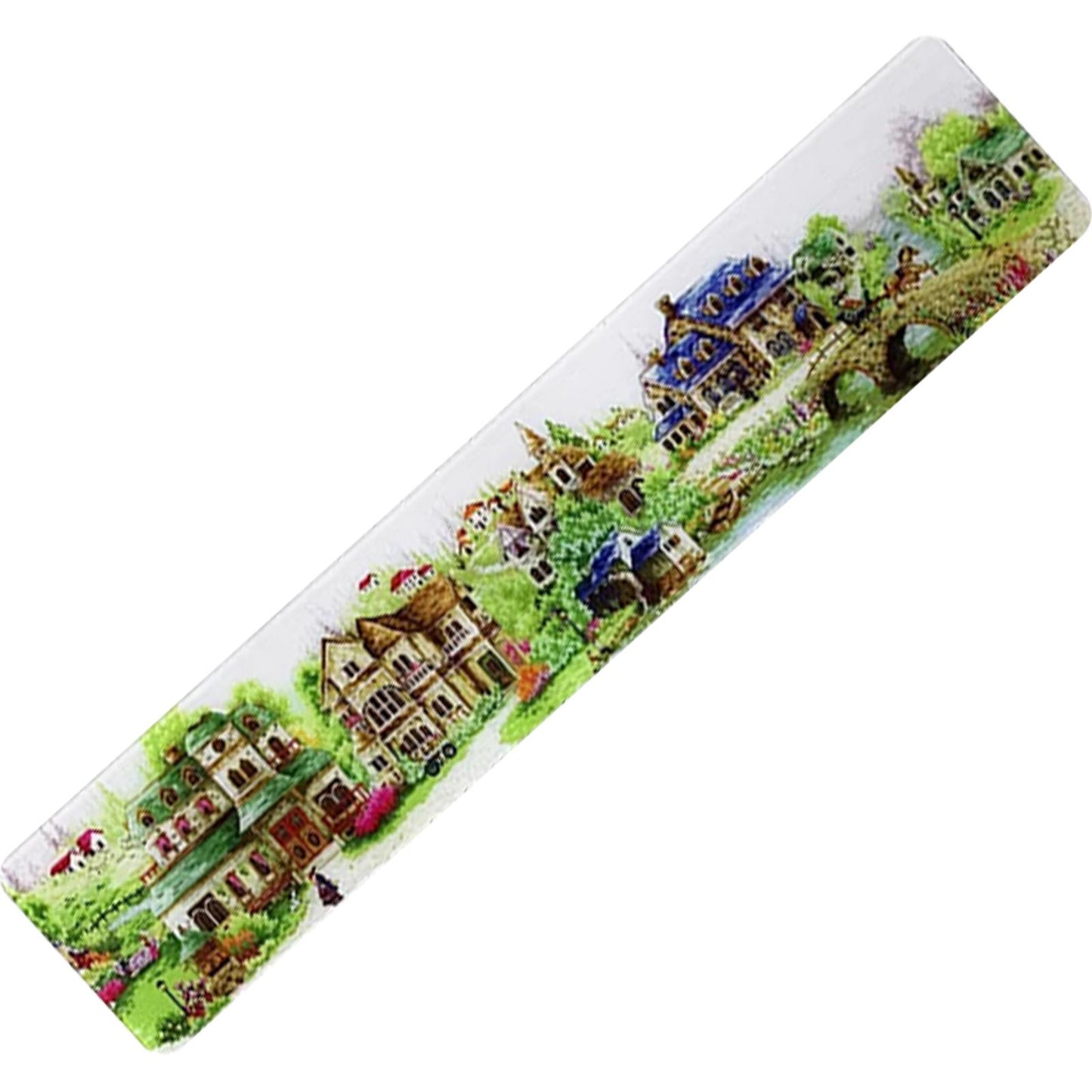 Acrylic European Town Cross Stitch Needle Minder Aesthetic Fridge Magnets