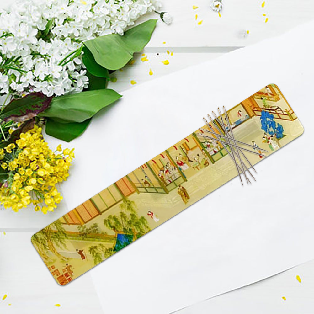 Acrylic Chinese Painting Cross Stitch Needle Minder Aesthetic Fridge Magnets