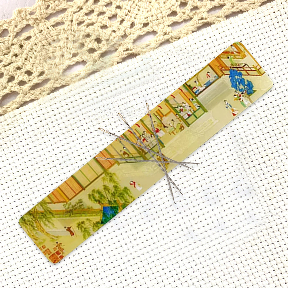 Acrylic Chinese Painting Cross Stitch Needle Minder Aesthetic Fridge Magnets