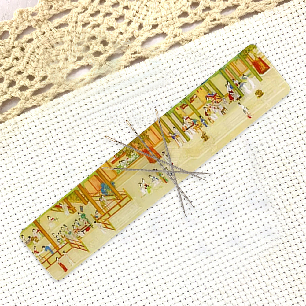 Acrylic Chinese Painting Cross Stitch Needle Minder Aesthetic Fridge Magnets
