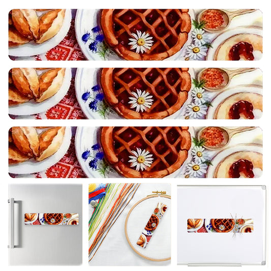 Acrylic Waffle Cross Stitch Needle Minder Aesthetic Fridge Magnet for Home Decor