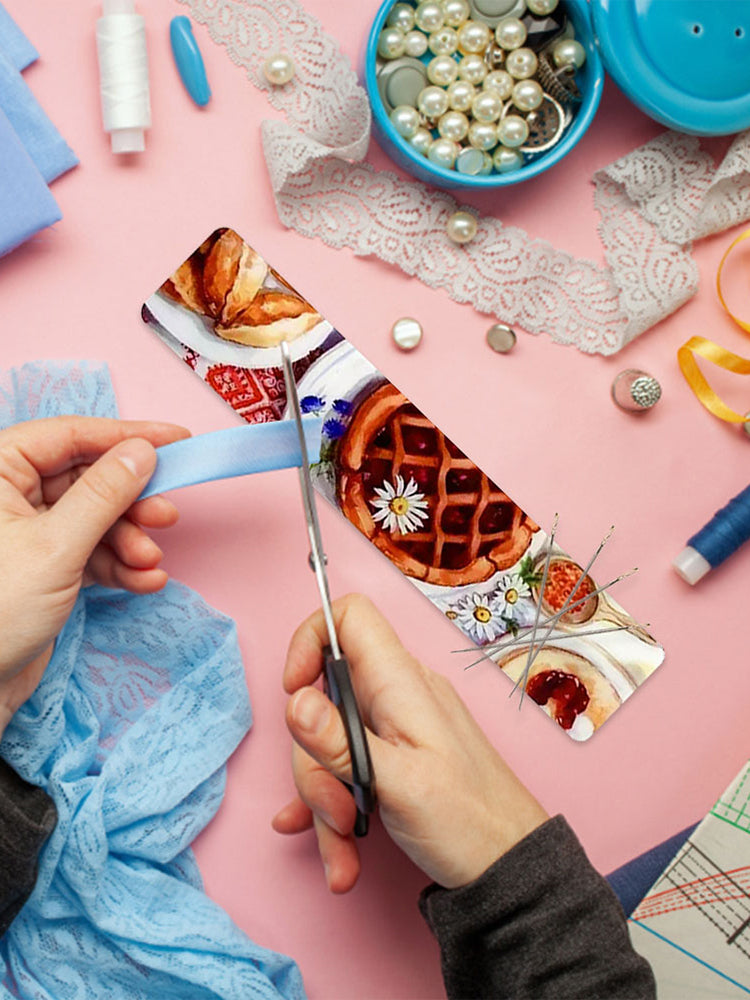 Acrylic Waffle Cross Stitch Needle Minder Aesthetic Fridge Magnet for Home Decor