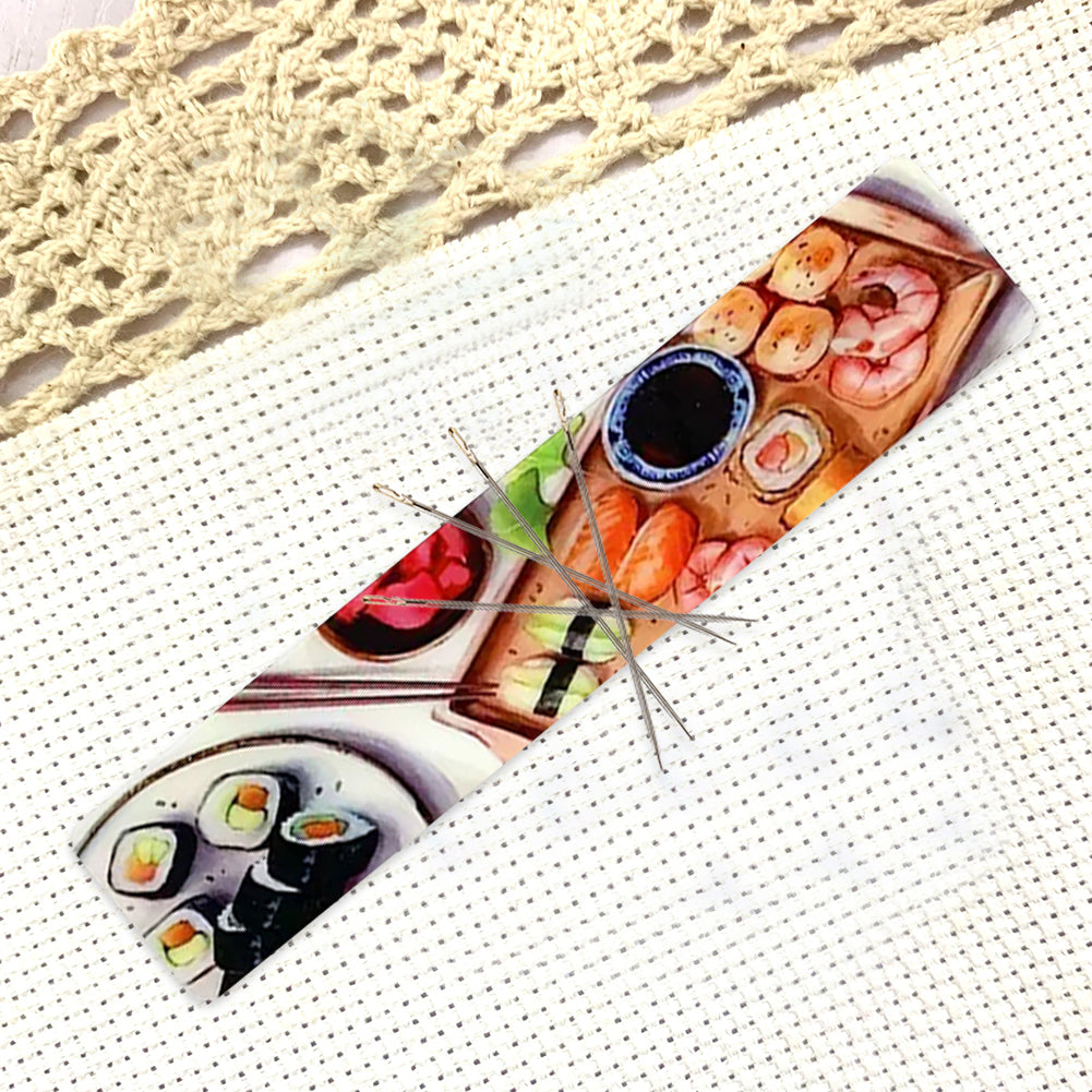 Acrylic Sushi Cross Stitch Needle Minder Aesthetic Fridge Magnet for Home Decor