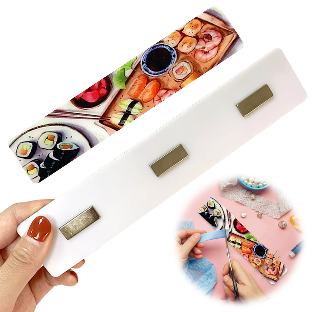 Acrylic Sushi Cross Stitch Needle Minder Aesthetic Fridge Magnet for Home Decor