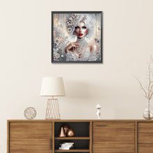 Load image into Gallery viewer, Exquisite Woman 30*30CM(Canvas) Partial Special Shaped Drill Diamond Painting
