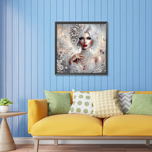 Load image into Gallery viewer, Exquisite Woman 30*30CM(Canvas) Partial Special Shaped Drill Diamond Painting
