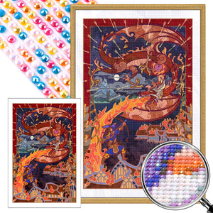 Dragon Extermination Day 40*60CM(Picture) Full Round Drill Diamond Painting