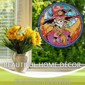 Halloween Skeleton 2D Flat DIY Halloween Diamond Painting Set Diamond Art Kit