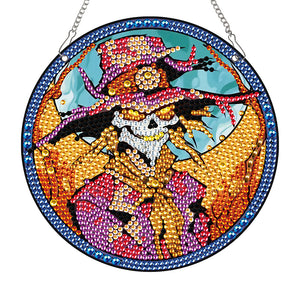 Halloween Skeleton 2D Flat DIY Halloween Diamond Painting Set Diamond Art Kit