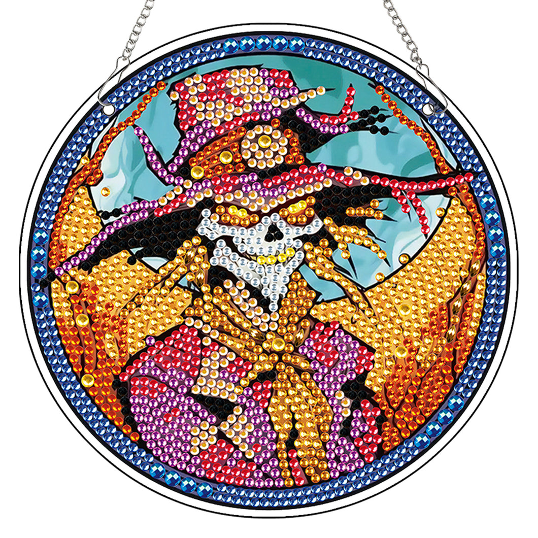 Halloween Skeleton 2D Flat DIY Halloween Diamond Painting Set Diamond Art Kit