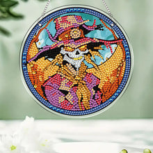 Load image into Gallery viewer, Halloween Skeleton 2D Flat DIY Halloween Diamond Painting Set Diamond Art Kit
