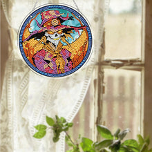 Load image into Gallery viewer, Halloween Skeleton 2D Flat DIY Halloween Diamond Painting Set Diamond Art Kit
