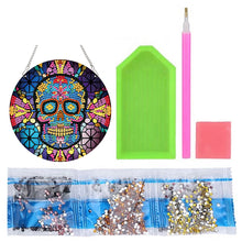Load image into Gallery viewer, Halloween Skeleton 2D Flat DIY Halloween Diamond Painting Set Diamond Art Kit
