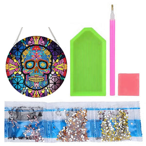 Halloween Skeleton 2D Flat DIY Halloween Diamond Painting Set Diamond Art Kit