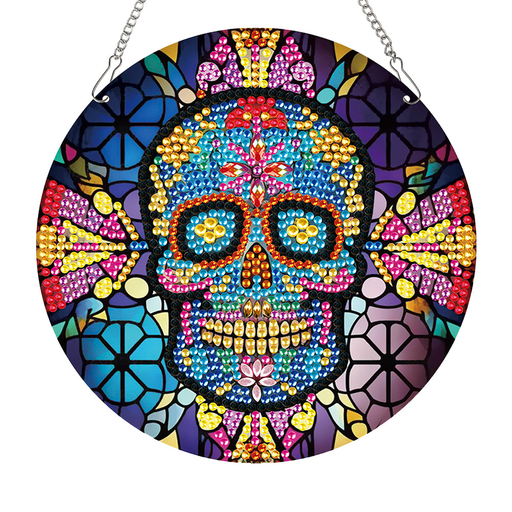 Halloween Skeleton 2D Flat DIY Halloween Diamond Painting Set Diamond Art Kit