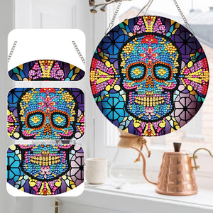Halloween Skeleton 2D Flat DIY Halloween Diamond Painting Set Diamond Art Kit